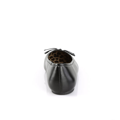 Pleaser Pink Label ANNA-01 Black Ballet Flats