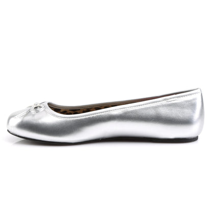ANNA-01 Pleaser Pink Label Silver Large Sizes Bedroom Heels