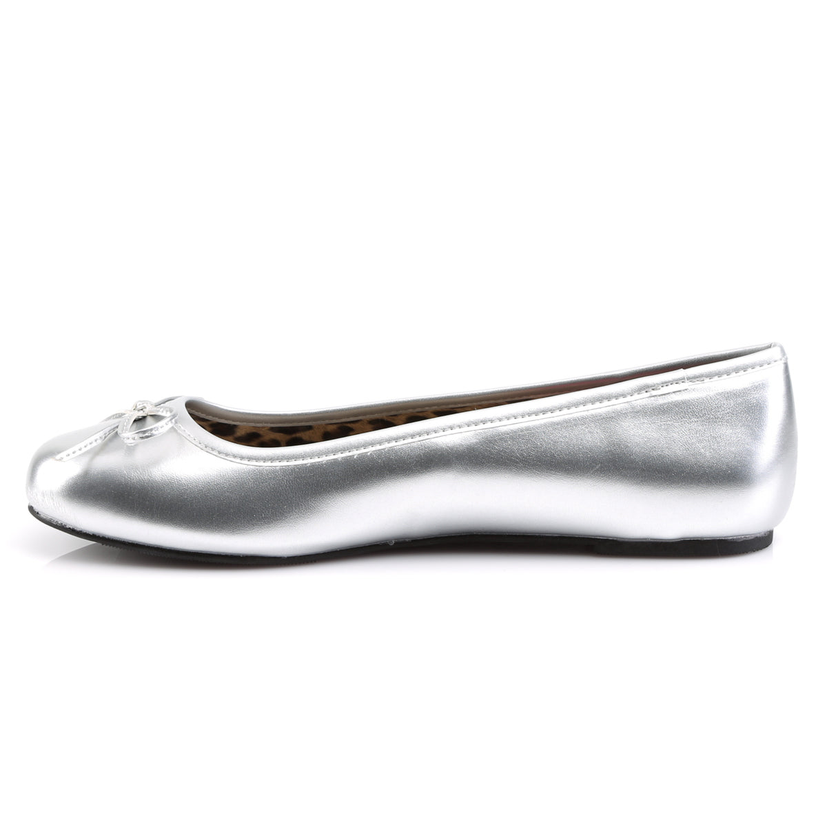 ANNA-01 Pleaser Pink Label Silver Large Sizes Bedroom Heels