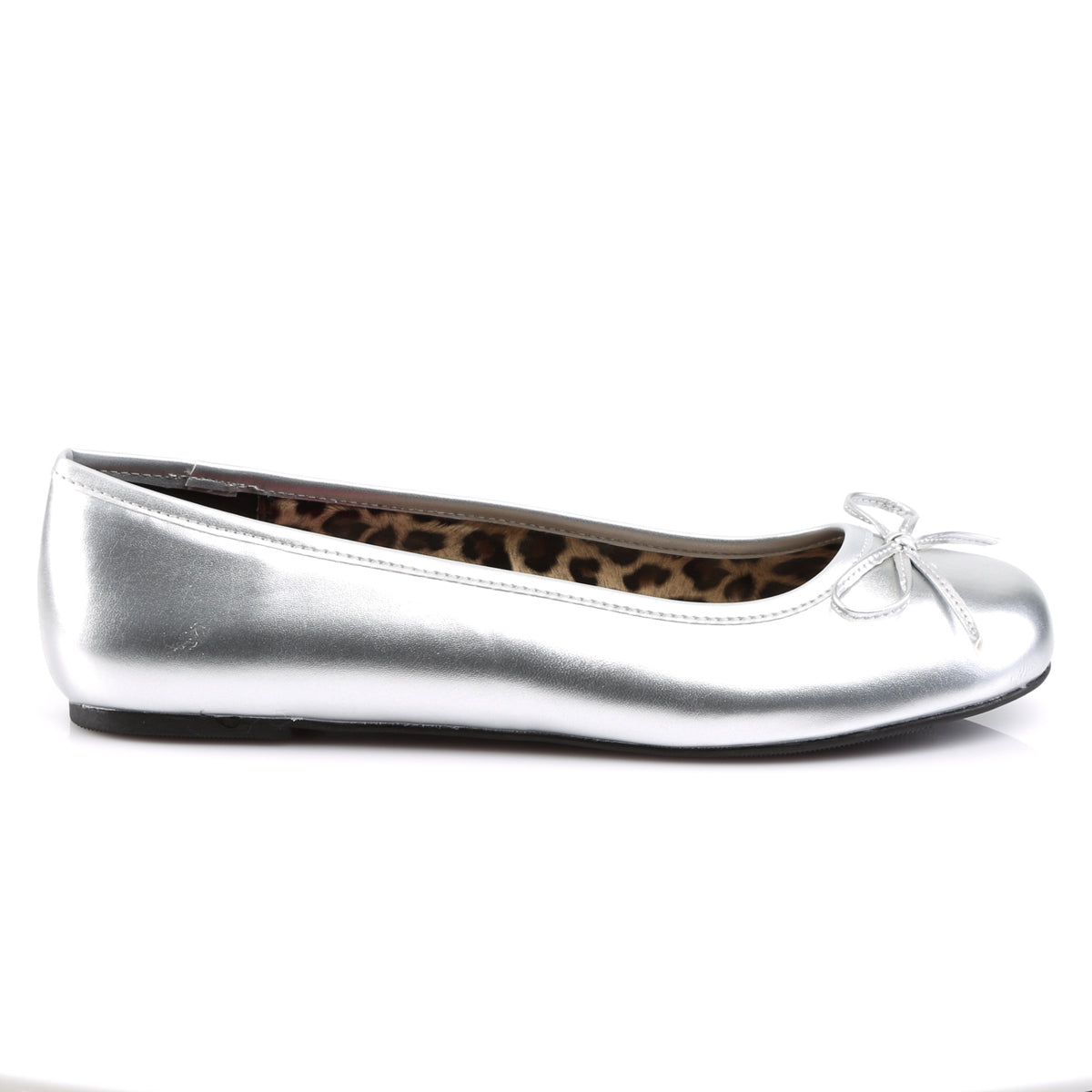 ANNA-01 Pleaser Pink Label Silver Large Sizes Bedroom Heels