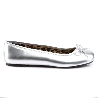 ANNA-01 Pleaser Pink Label Silver Large Sizes Bedroom Heels