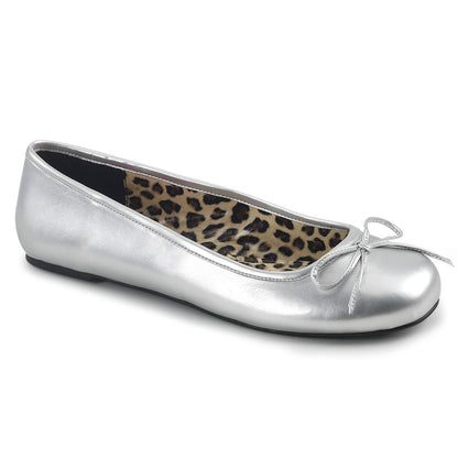 ANNA-01 Pleaser Pink Label Silver Large Sizes Bedroom Heels