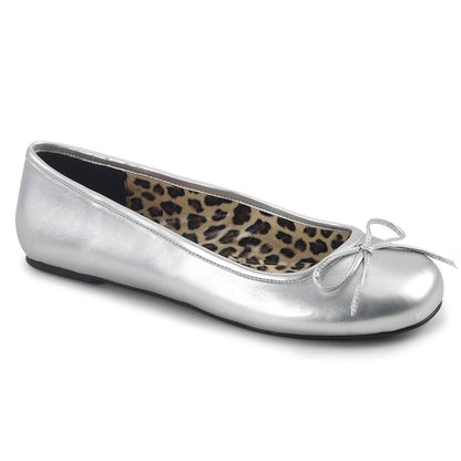 ANNA-01 Pleaser Pink Label Silver Large Sizes Bedroom Heels