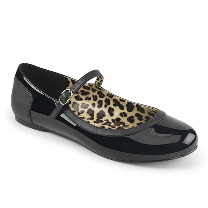 ANNA-02 Pleaser Pink Label Black Large Sizes Bedroom Heels