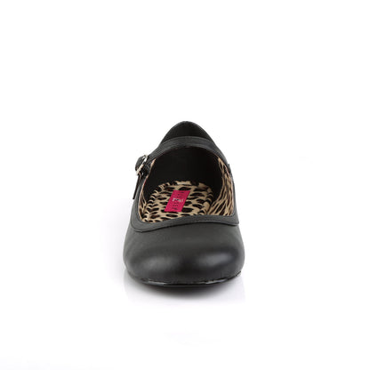 ANNA-02 Pleaser Pink Label Black Large Sizes Fetish Footwear