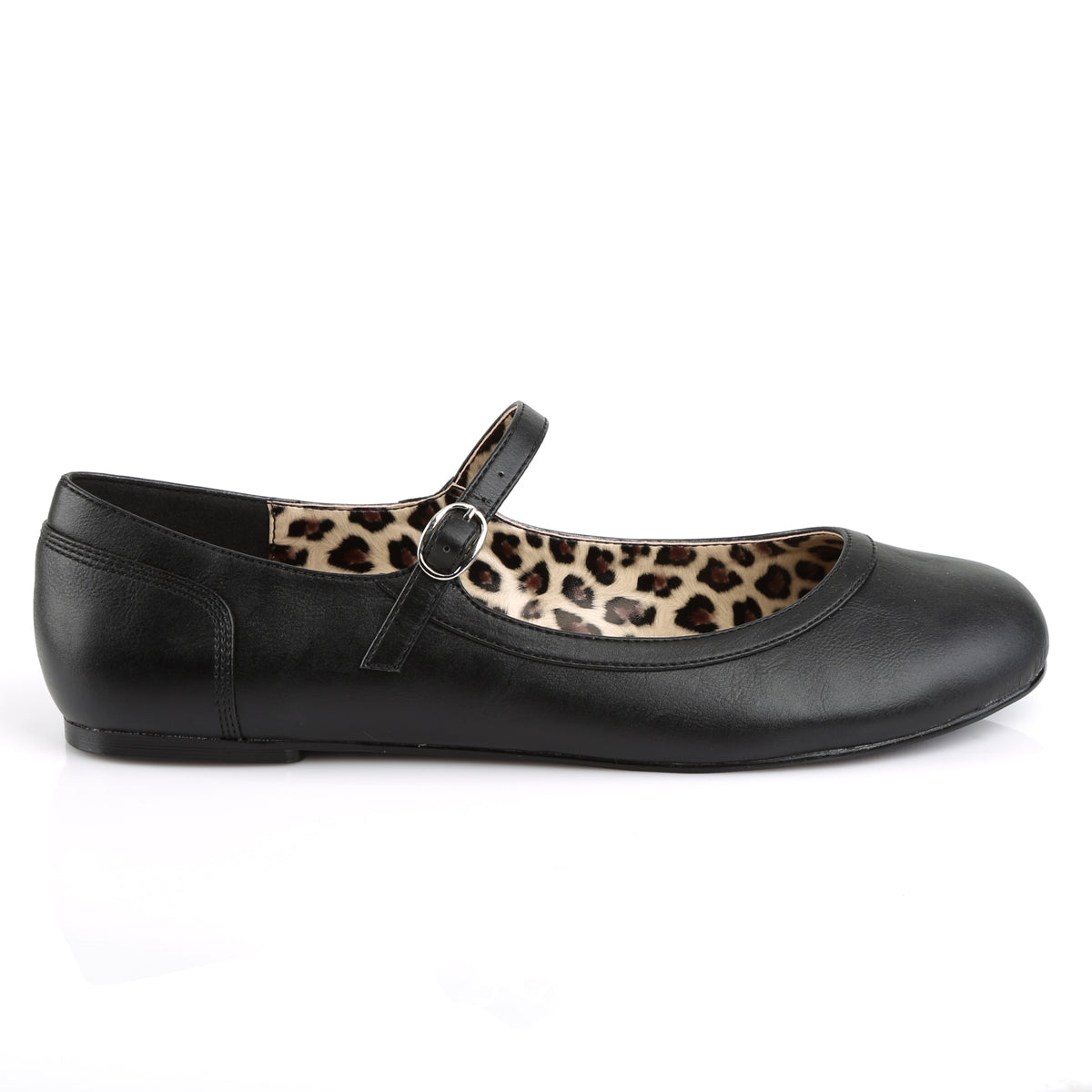 ANNA-02 Pleaser Pink Label Black Large Sizes Fetish Footwear