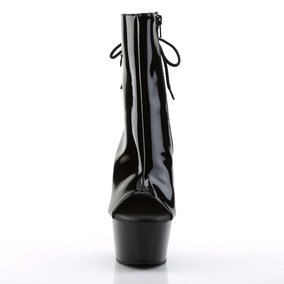 ASPIRE-1018 Pleaser Black 6 Inch Sultry Ankle Boots