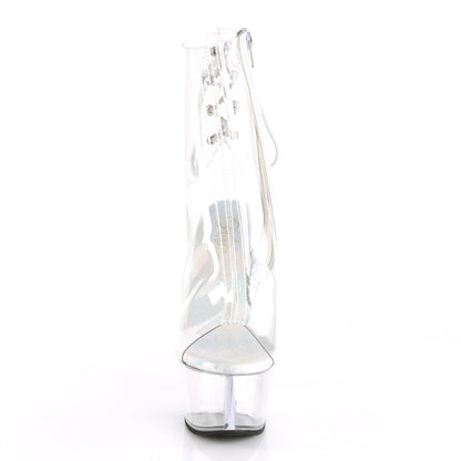 ASPIRE-1018C Pleaser Clear 6 Inch Alluring Ankle Boots