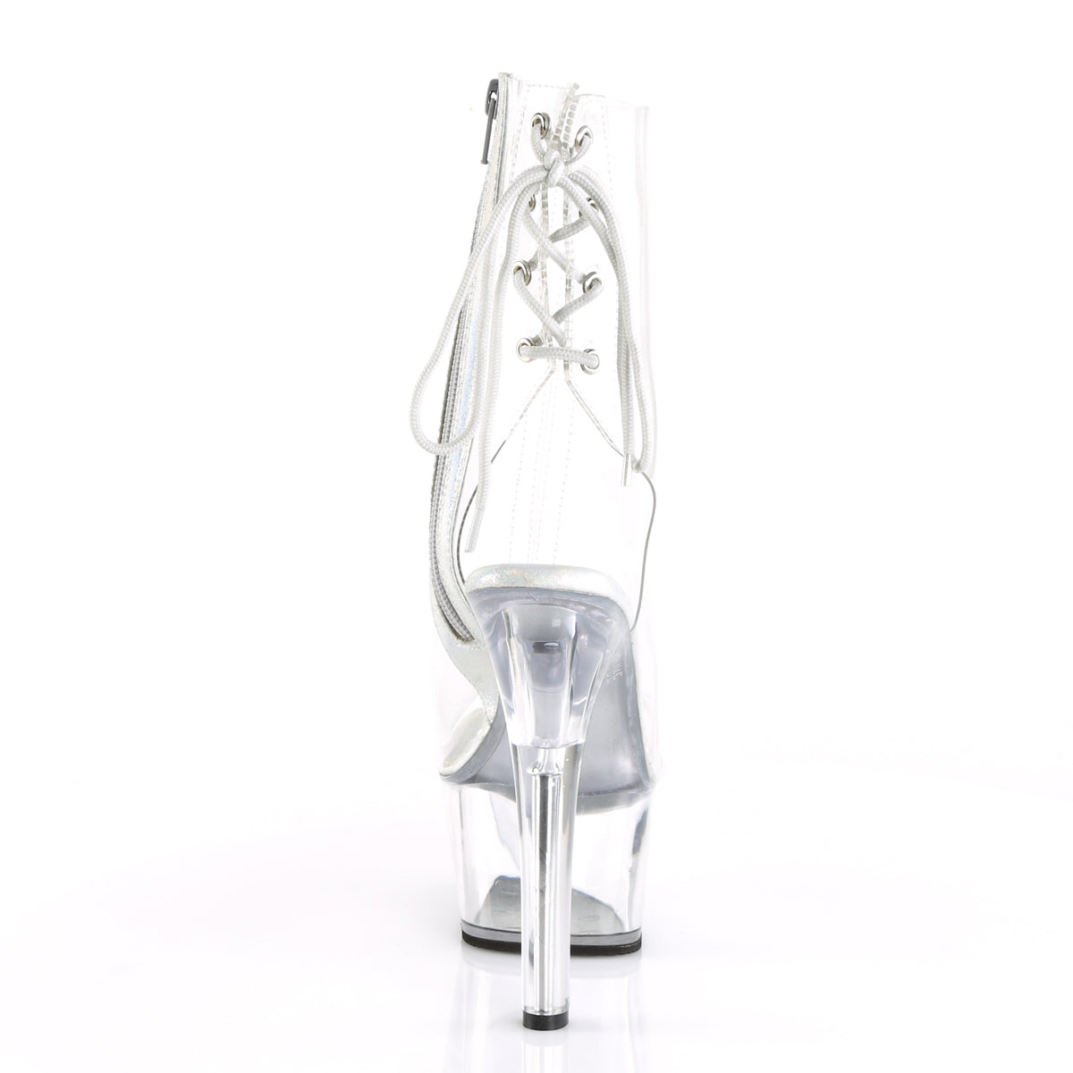 ASPIRE-1018C Pleaser Clear 6 Inch Alluring Ankle Boots