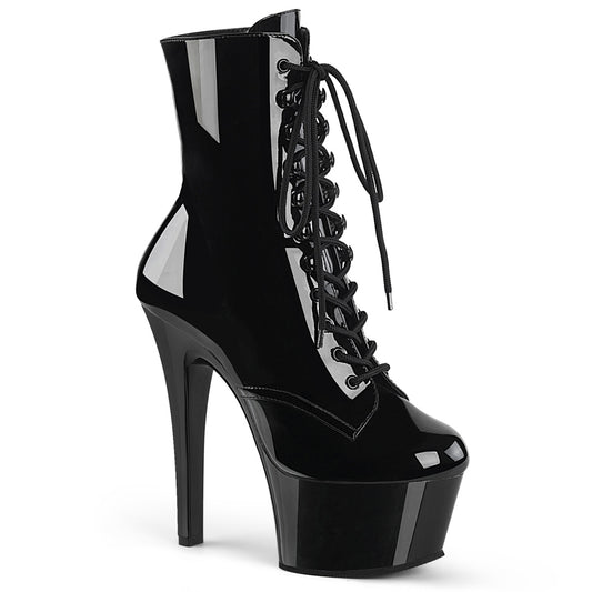 ASPIRE-1020 Pleaser Black 6 Inch Pole Dance Ankle Boots