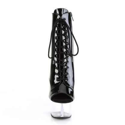 ASPIRE-1021 Pleaser Black 6 Inch Dancing Ankle Boots