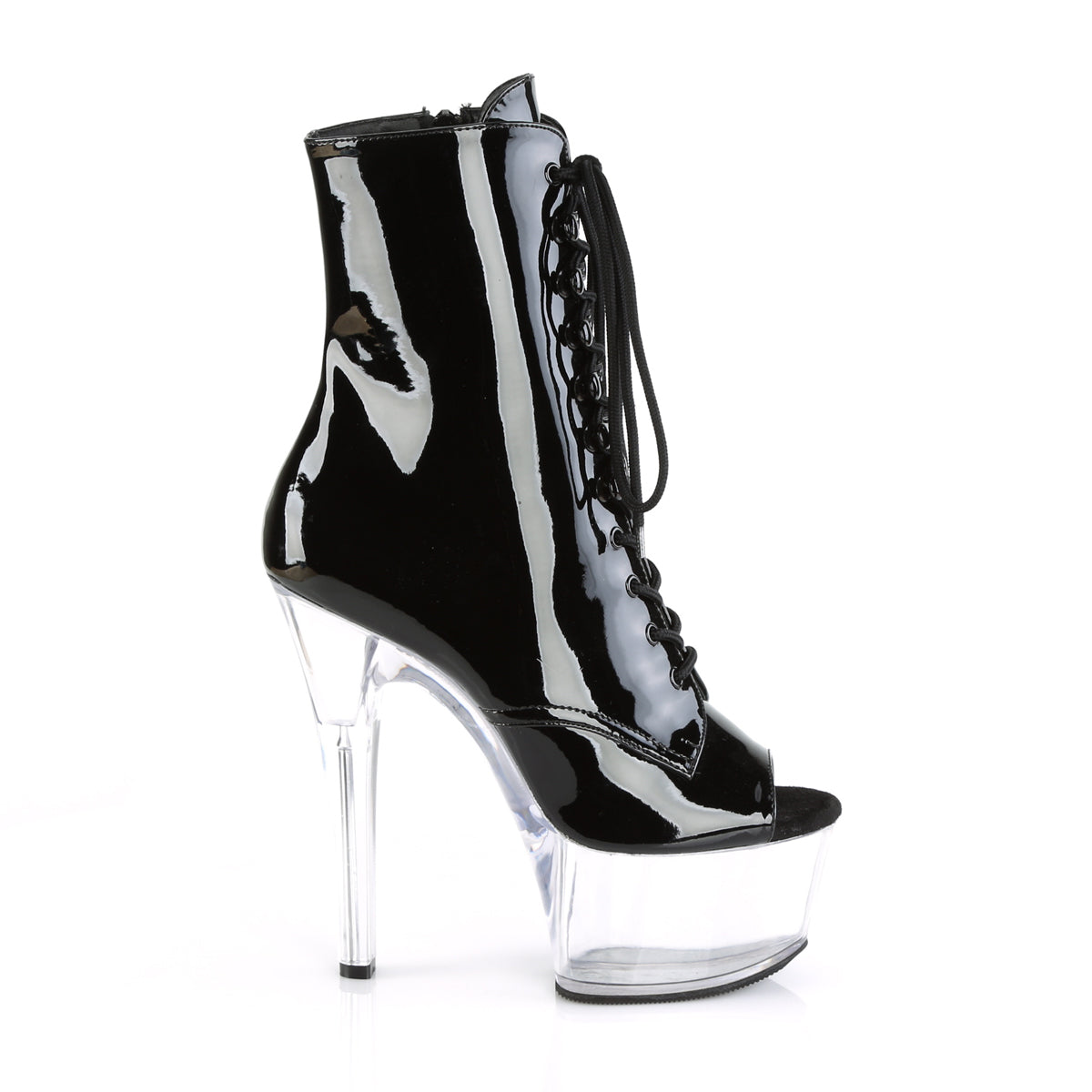 ASPIRE-1021 Pleaser Black 6 Inch Dancing Ankle Boots