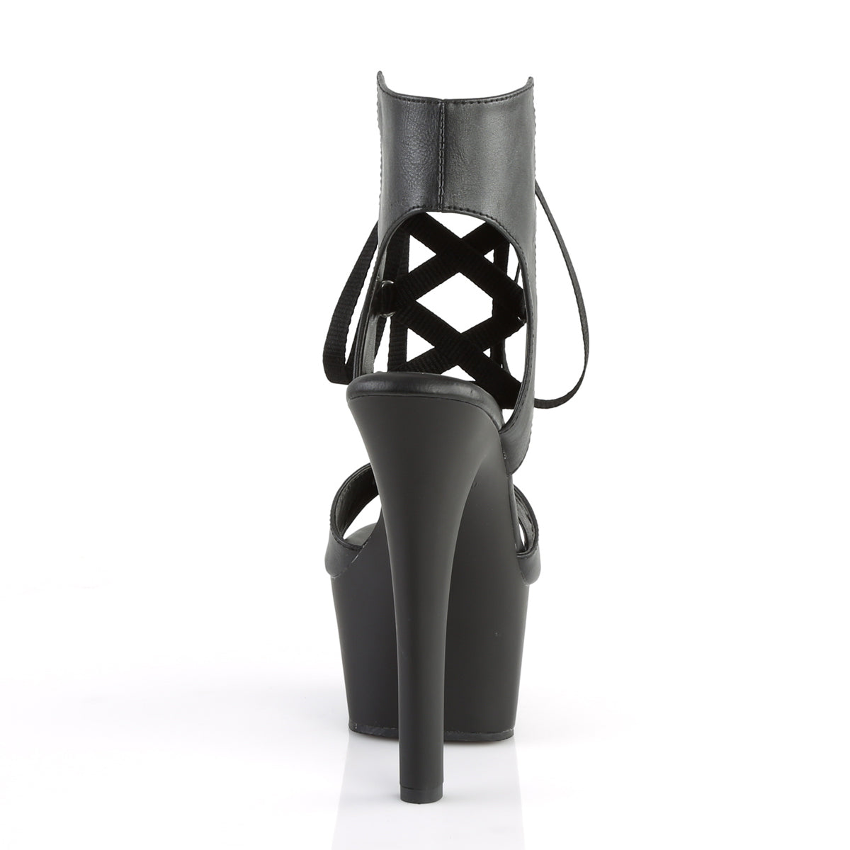ASPIRE-600-14 Pleaser Black 6 Inch Exotic Dance Platform Shoes