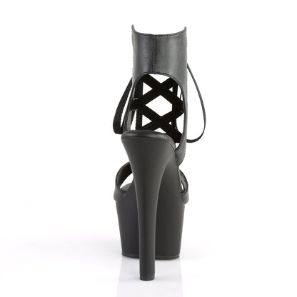 ASPIRE-600-14 Pleaser Black 6 Inch Exotic Dance Platform Shoes