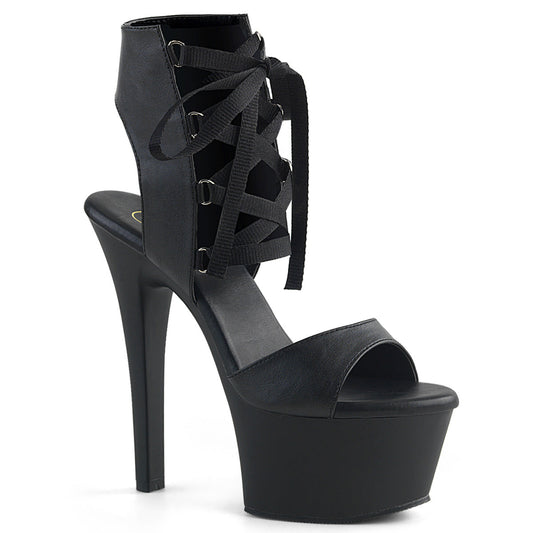 ASPIRE-600-14 Pleaser Sexy 6" Heel Black Pole Dancing Shoes-Pleaser- Sexy Shoes