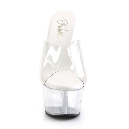 ASPIRE-601 Pleaser Clear 6 Inch Teasing Platform Shoes