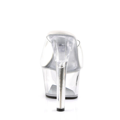 ASPIRE-601 Pleaser Clear 6 Inch Teasing Platform Shoes