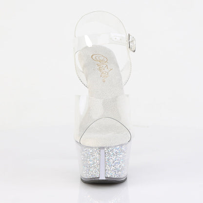 ASPIRE-608RSI Pleaser Clear Bling 6 Inch Sultry High Heels