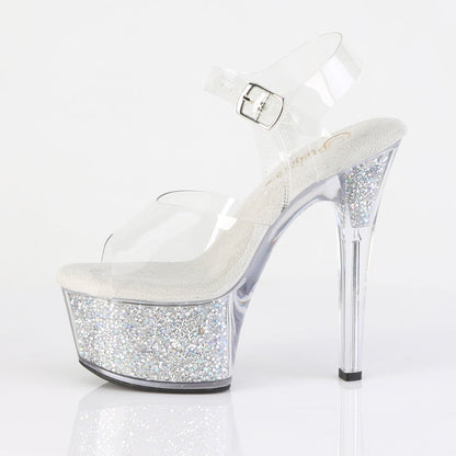 ASPIRE-608RSI Pleaser Clear Bling 6 Inch Sultry High Heels