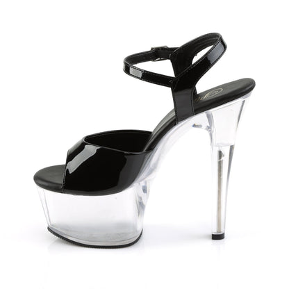 ASPIRE-609 Pleaser Black 6 Inch Alluring High Heels