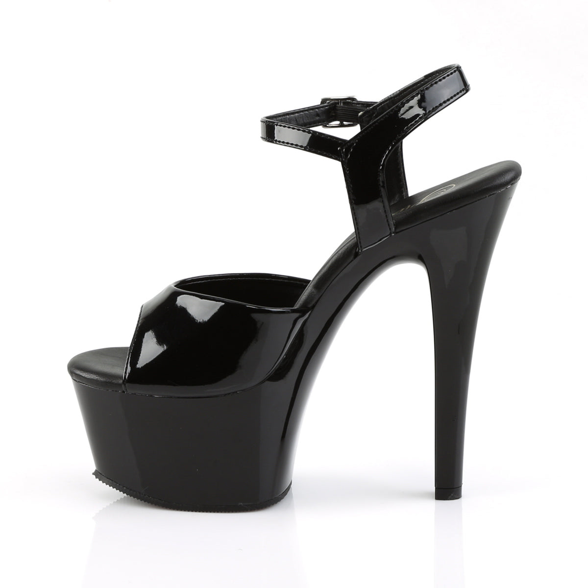 ASPIRE-609 Pleaser Black 6 Inch Pole Dance High Heels