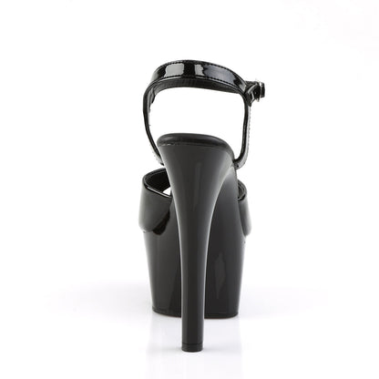 ASPIRE-609 Pleaser Black 6 Inch Pole Dance High Heels