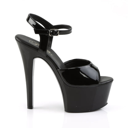 ASPIRE-609 Pleaser Black 6 Inch Pole Dance High Heels