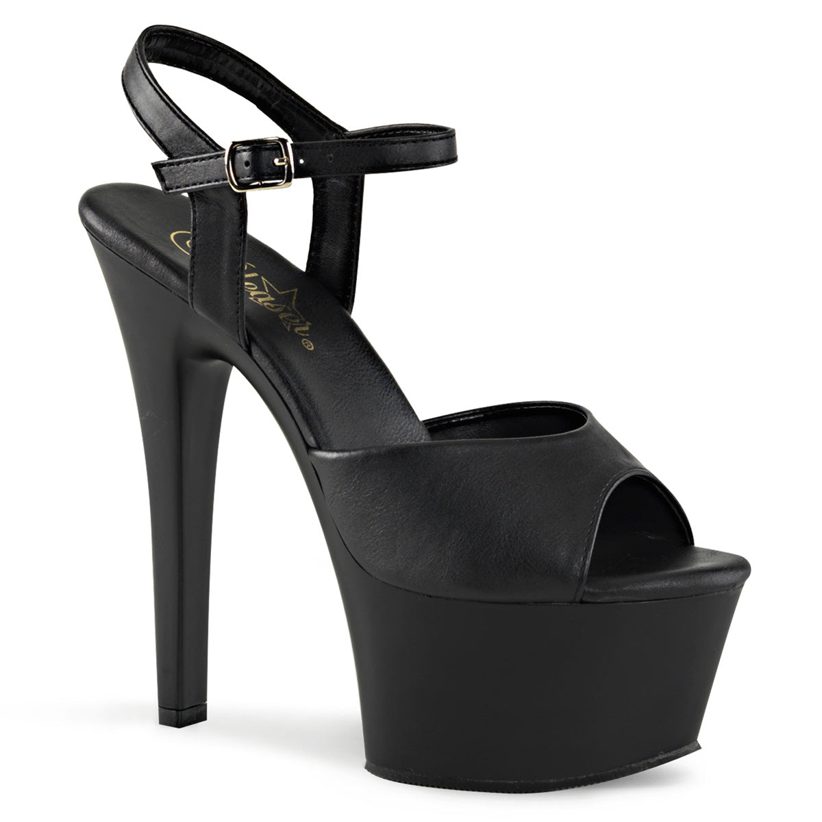 ASPIRE-609 Pleaser Black 6 Inch Sensual High Heels