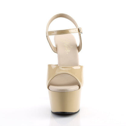 ASPIRE-609 Pleaser Cream 6 Inch Exotic Dance High Heels