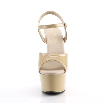 ASPIRE-609 Pleaser Cream 6 Inch Exotic Dance High Heels