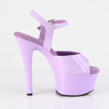 Pleaser ASPIRE-609 Lavender Platform Sandals - 6 Inch Heels