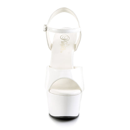 ASPIRE-609 Pleaser White 6 Inch Teasing High Heels