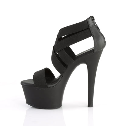 ASPIRE-669 Pleaser Black 6 Inch Flirty High Heels