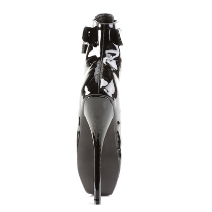 BALLET-1025 Devious Black 7 Inch Fetish Heels