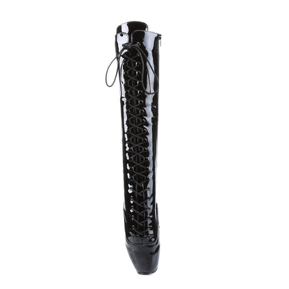 BALLET-2020 Devious Black 7 Inch Fetish Heels