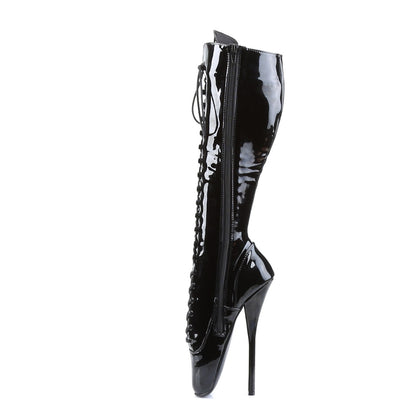 BALLET-2020 Devious Black 7 Inch Fetish Heels