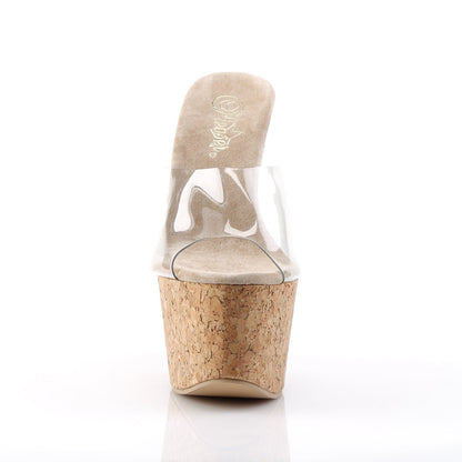 BEAU-601 Pleaser Cork 6.5 Inch Wedge Platform Shoes
