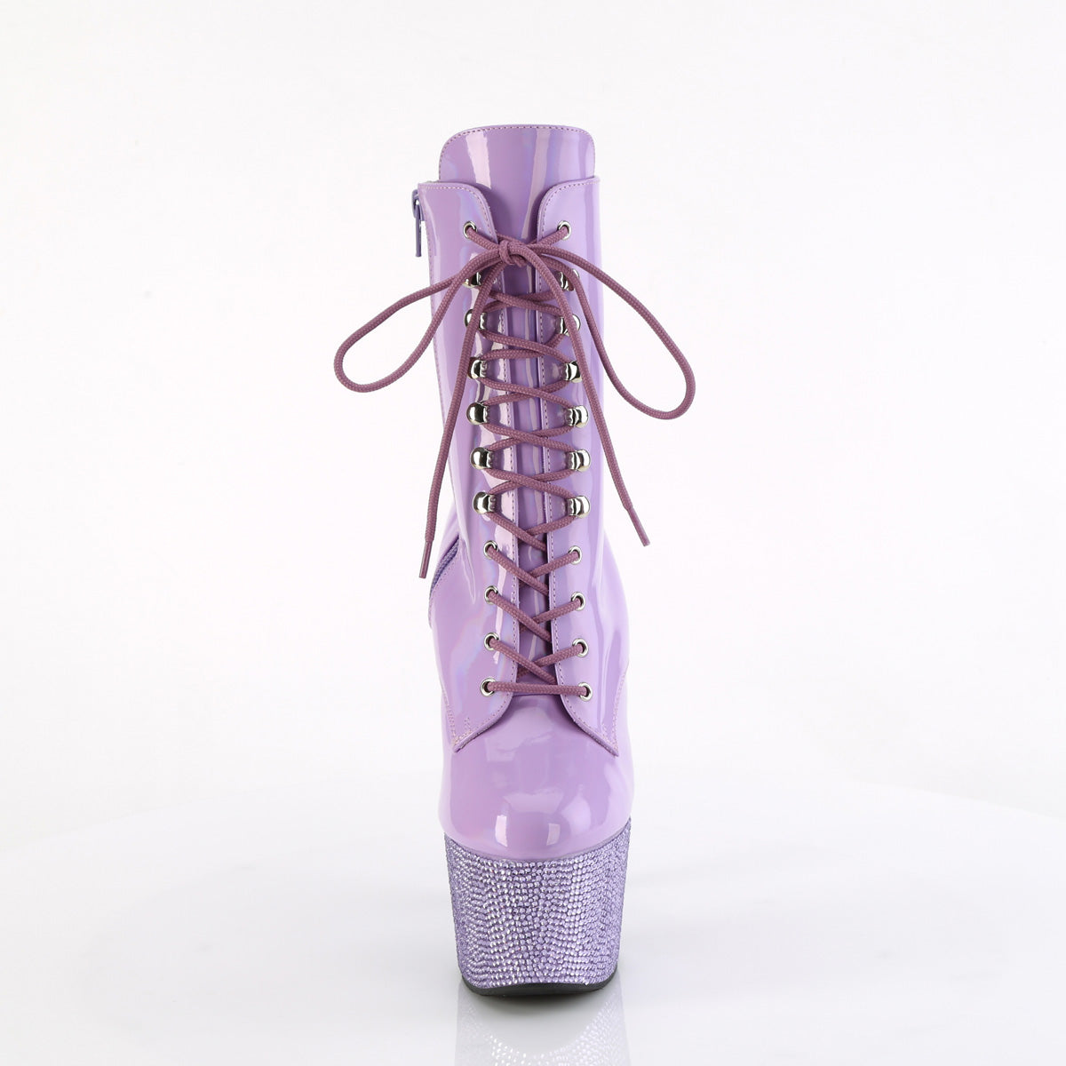 BEJEWELED-1020-7 Pleaser Lavender 7 Inch Glamour Models Ankle Boots