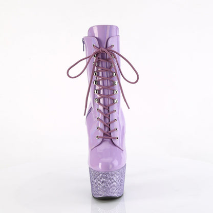 BEJEWELED-1020-7 Pleaser Lavender 7 Inch Glamour Models Ankle Boots