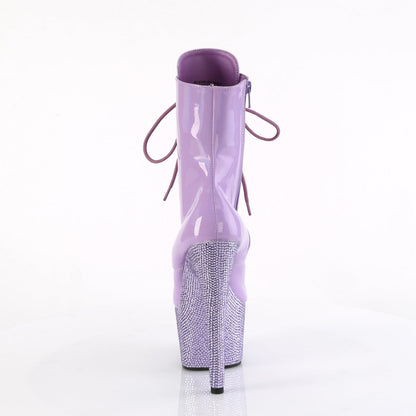 BEJEWELED-1020-7 Pleaser Lavender 7 Inch Glamour Models Ankle Boots