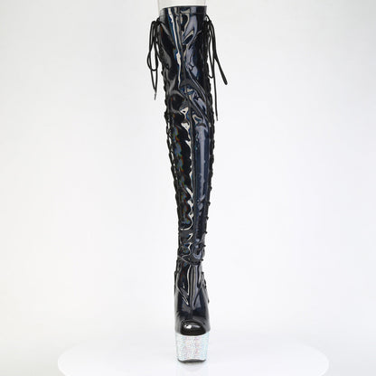 bejeweled 3052hg 7 pleaser footwear black