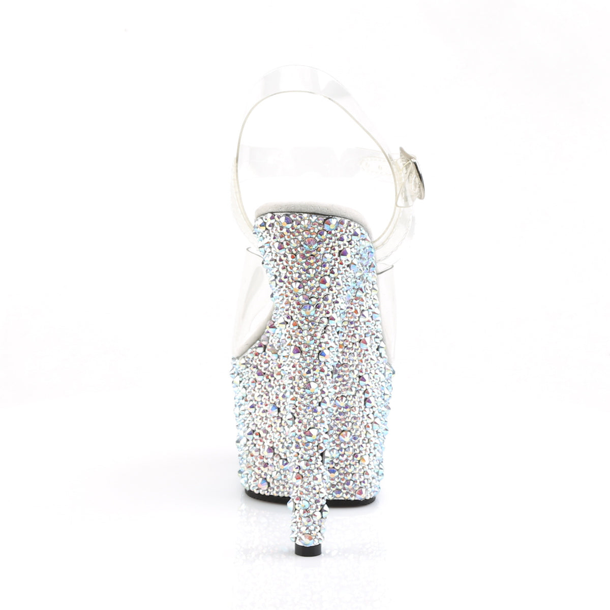 BEJEWELED-708MS Pleaser Transparent Bling 7 Inch Statement Style Platform Shoes