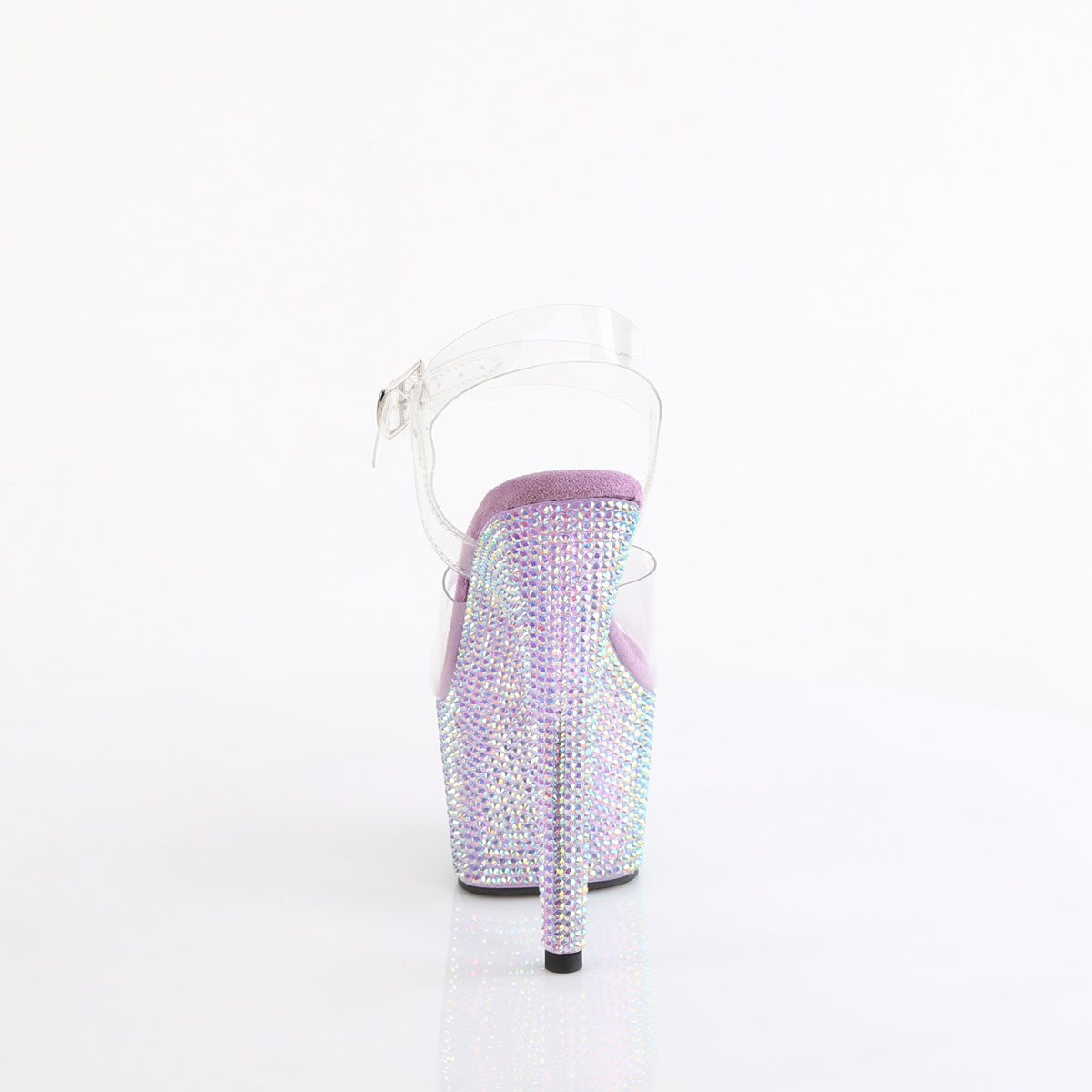 BEJEWELED-708RRS Pleaser Lavender 7 Inch Diamante Platform Shoes