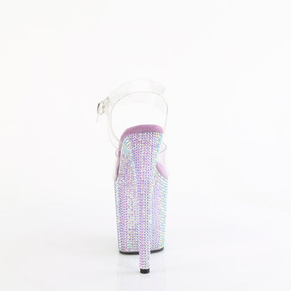BEJEWELED-808RRS Pleaser Lavender 8 Inch Elegant Dance Platform Heels