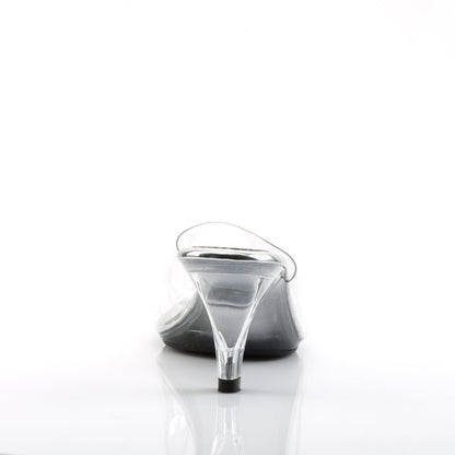 BELLE-301 Fabulicious Clear 3 Inch Posing Shoes