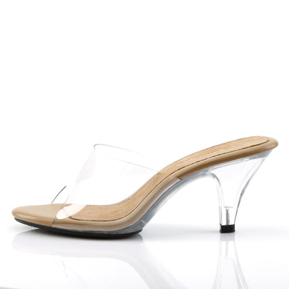 BELLE-301 Fabulicious Clear 3 Inch Posing Shoes