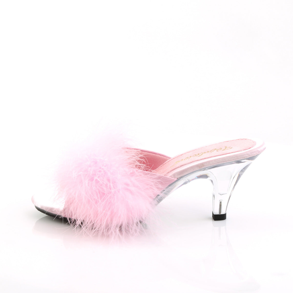 BELLE-301F Fabulicious Baby Pink 3 Inch Bedroom Shoes