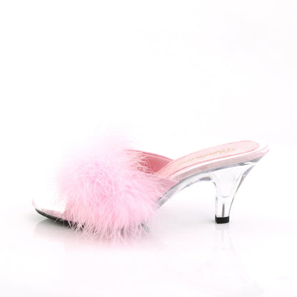 BELLE-301F Fabulicious Baby Pink 3 Inch Bedroom Shoes