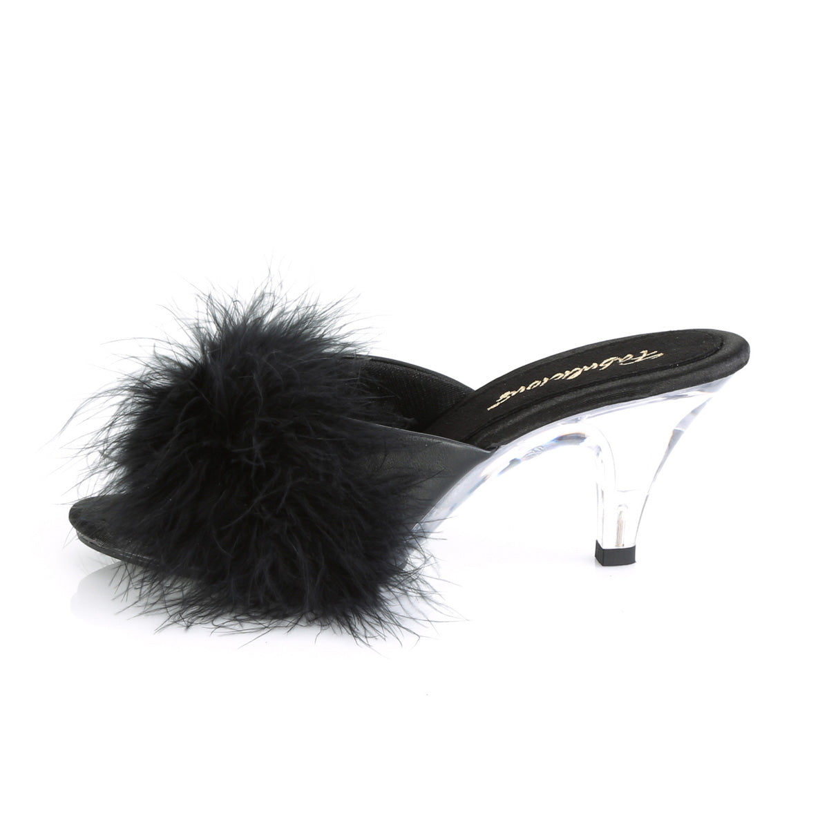 BELLE-301F Fabulicious Black 3 Inch Bedroom Shoes