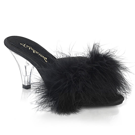 BELLE-301F Fabulicious Black 3 Inch Bedroom Shoes